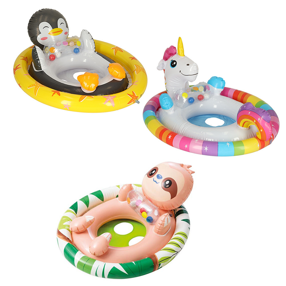 Круг плотик, 3 види (єдиноріг 84-58см, черепаха 76-58см, качечка 71-58см), до 23кг, рем.запл /12/, фото 1