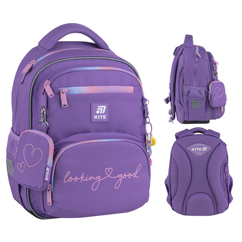 Рюкзак Kite Education 773M-2 Looking Good, 39х28,5х13,5 см, 13.5 л, 130-145 см