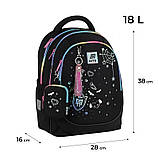 Рюкзак Kite Education 700M Monster High 38x28x16 см, 18 л, 130-145 см, фото 3