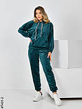 7401-2 Спортивный костюм женский велюр норма (3 ед: 42,44,46), фото 6