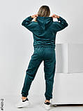 7401-2 Спортивный костюм женский велюр норма (3 ед: 42,44,46), фото 3