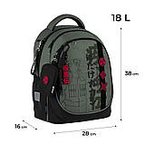 Рюкзак Kite Education 700M Naruto 38x28x16 см, 18 л, 130-145 см, фото 2