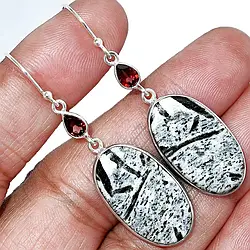 Горнбленд срібні сережки, 0157СГ