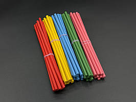 Дерев'яні палички. Колір різнокольорові 150х5мм 50штук