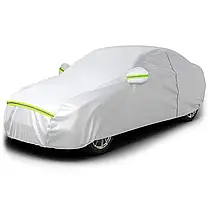 Автомобільна накидка проти дощу та пилу, XXL 580х175х120 см/Захисний чохол на седан/Захисний тент на машину, фото 5