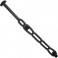 Гумовий накидний антивібраційний замок 355мм. Натягувач зажим гумовий