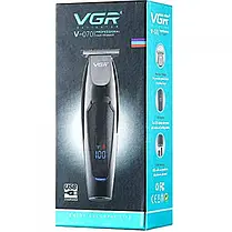 Машинка для стриження волосся VGR V-070 Тример акумуляторний з USB і індикатором заряджання 3 Вт, фото 5