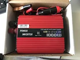 Автоінвертор перетворювач напруги Wimpex 12V-220 V WX-1000W, фото 4