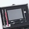 Набір декоративної косметики в алюмінієвому кейсі з дзеркалом Makeup set MC1488 Сріблястий, фото 8