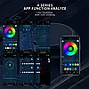 Підсвітка салону Ambient light Rgb, світлодіодна стрічка торпеди USB Bluetooth багатобарвна, фото 7