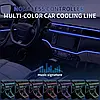 Підсвітка салону Ambient light Rgb, світлодіодна стрічка торпеди USB Bluetooth багатобарвна, фото 9