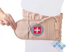 Надувний корсет від остеохондрозу Spinal Air Traction Belt/Пояс для спини та попереку/Пневмокорсет, фото 4