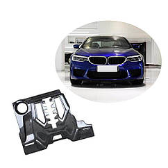 Кришка двигуна Карбон Ahacarbon для BMW 5 серия G30/31 2017-2023 Натуральний карбон