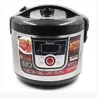 Мультиварка з електронним керуванням 5л 12 програм із таймером 1500Вт LED дисплей DOMOTEC MS-7726 Black