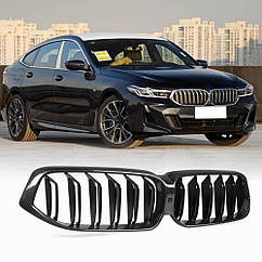 Решітка радіатора Сухий карбон V2 Ahacarbon для BMW 6 серія G32 2017-рр. Натуральний карбон