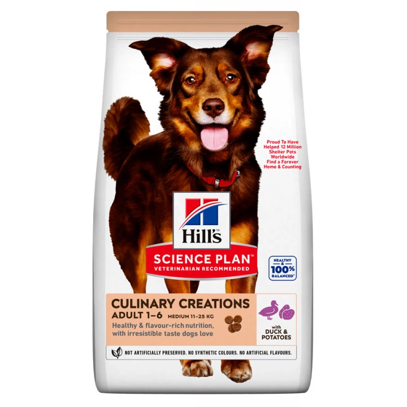 Hills SP Canine Adult Medium Culinary Creations (Хіллс Медіум Катка Картопля) корм для собак 1-6 середніх порід