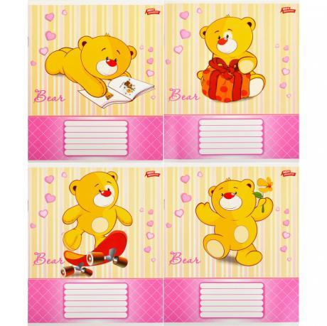 Зошит кольоровий 12 аркушів, лінія "2153"N MZOPT