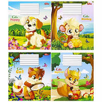 Від 20 шт. Зошит кольоровий 12 аркушів, лінія "2980" N  купити дешево оптом в інтернет-магазині