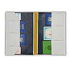 Документниця папка органайзер для документів А4 з принтом ромбики, фото 5