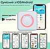 Портативний термопринтер для друку зі смартфона без чорнила C15P рожевий, фото 10