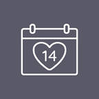 День Валентина та Кохання вафельні картинки