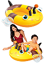 Детский надувной плотик для катания Intex 59380 NP, Бджілка 112 х 99 см, фото 3