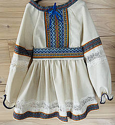 Вишитий костюм для дівчинки,  вишиванка дитяча, розмір 4 зріст 110