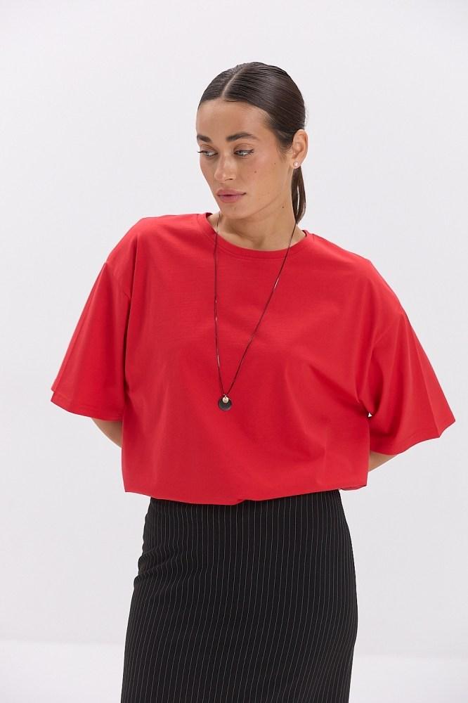 Жіноча футболка оверсайз широкого крою, фото 1