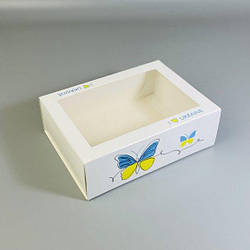 Коробка-пенал универсальная для конфет, печенья, зефира, мелованный картон Сердца