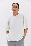 Жіноча футболка оверсайз широкого крою, фото 3