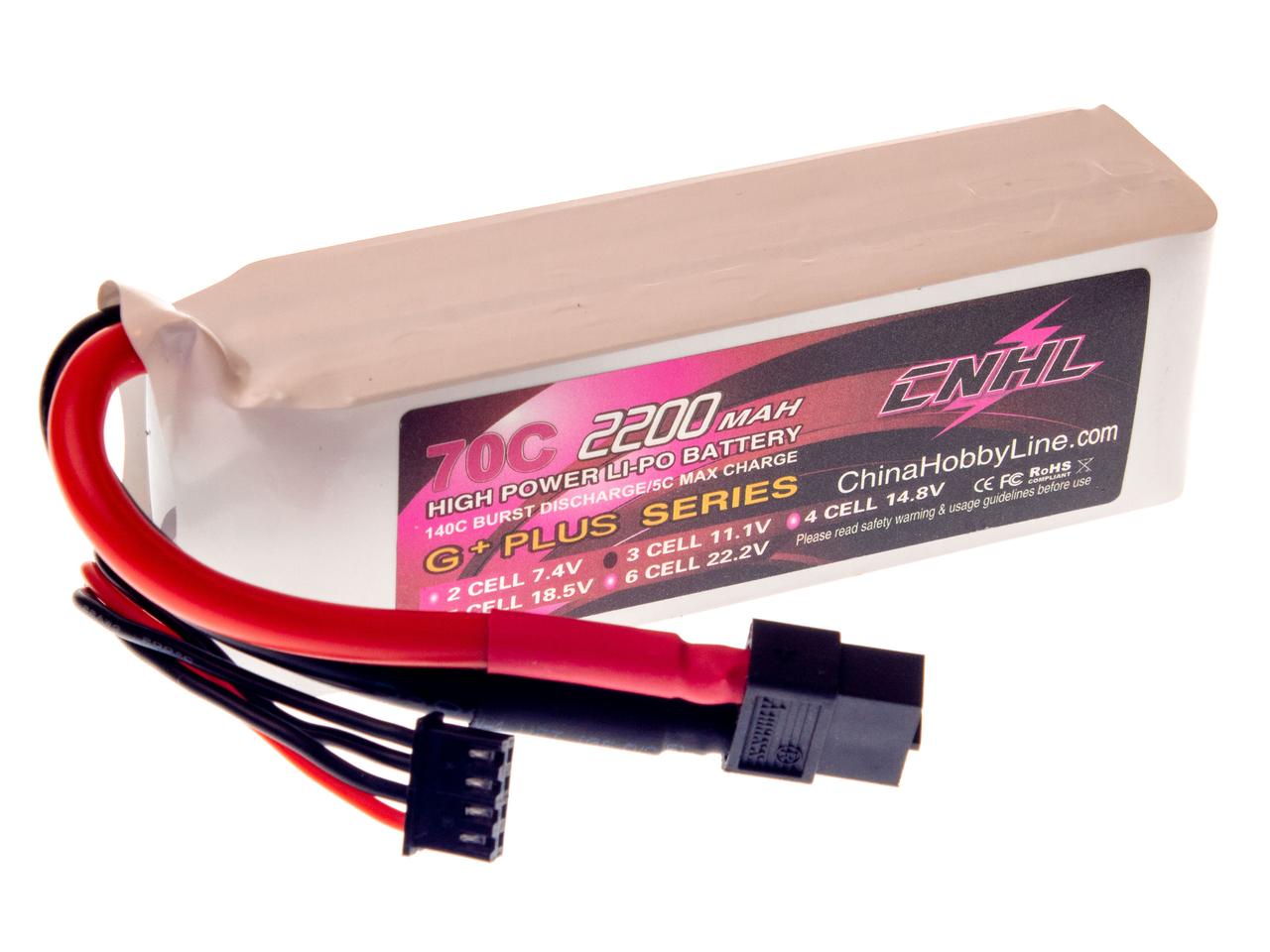 Аккумулятор CNHL 2200mAh  3S 70C  (G+ Plus Series)