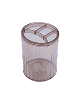 Стакан-підставка (пластиковий, 4 відділення, димчастий) Arnika