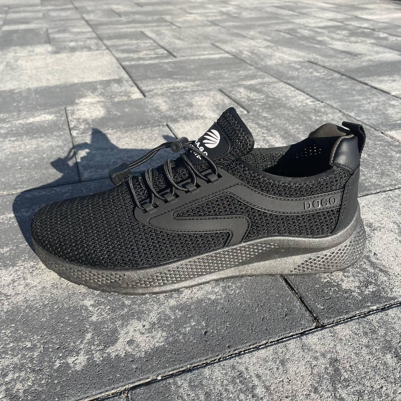 Кросівки чоловічі сітка чорні