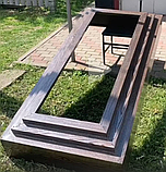 Клумба  металева  для кладовища Надгробок ( Довжина 1440мм Ширина 540мм висота 230мм  ), фото 10