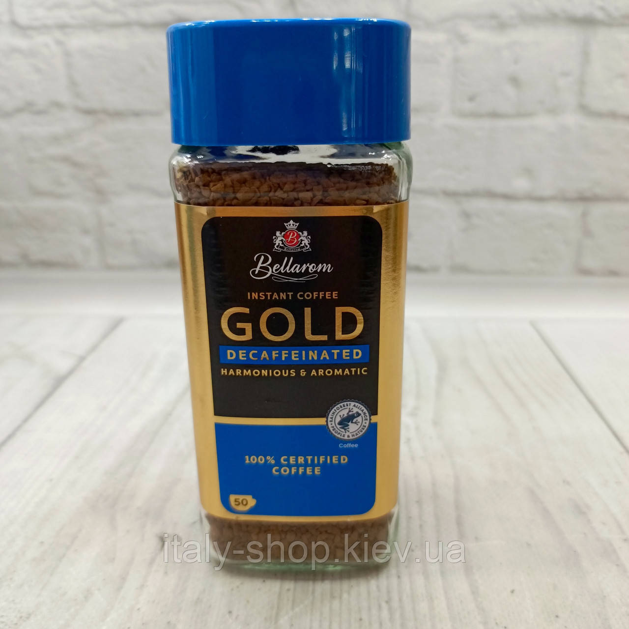 Розчинна кава Bellarom Gold decaffeinated (без кофеїну), 80% робусти+20% арабіки, 100 г, Німеччина