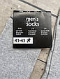 Шкарпетки Mens socks короткі сірі 41-45, фото 3