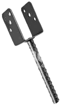 Наконечник опори LB-0 (200 мм) 60х60х125х5 мм