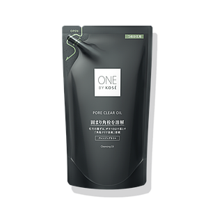 ONE BY KOSE Pore Clear Oil олія для демакіяжу та глибокого очищення пор, поповнення 160 мл