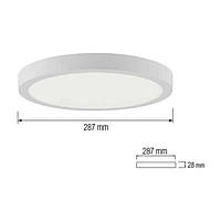 Світлодіодний світильник CAROLINE-28 28W 4200К HOROZ ELECTRIC 016-025-0028-030