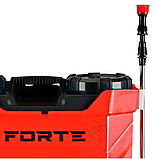 Вмісткий потужний обприскувач FORTE KF-16 Обприскувач-ранець на 16л Акумуляторний садовий обприскувач, фото 4
