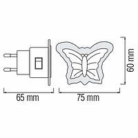 Нічник led DUFFY білий HOROZ ELECTRIC 085-001-0005-011