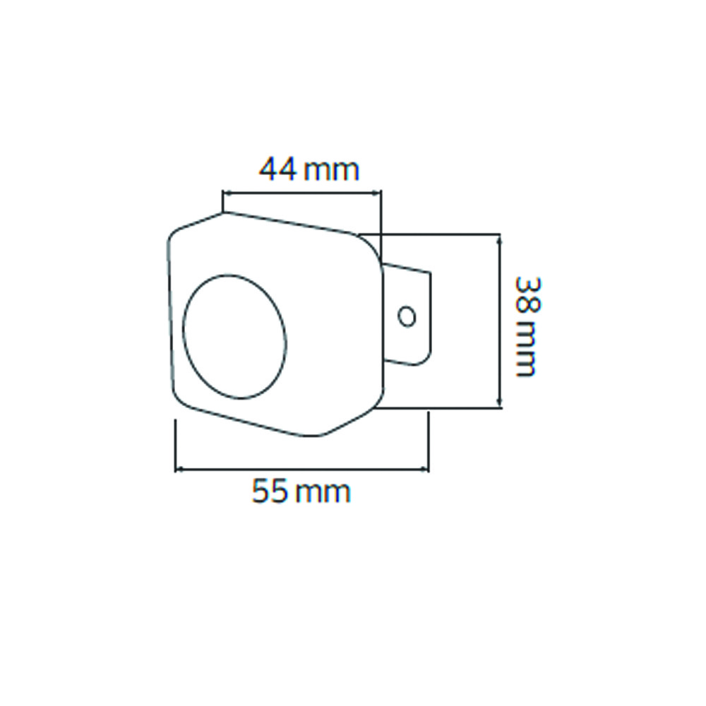 Датчик SANDERO білий HOROZ ELECTRIC 088-004-0001-010, фото 1
