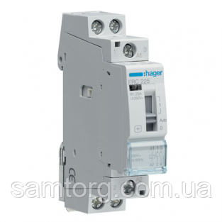 Контактор з ручним керуванням Hager ERC225 25A 2НВ 230W