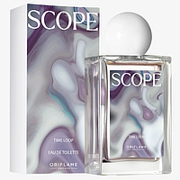Туалетна вода Oriflame -  Scope Time Loop 50мл Скоуп Тайм Луп Оріфлейм амбровий ванільний мускусний морской