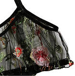 Комплект з м'якого мережива з вишивкою, фото 2