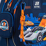 Рюкзак Kite Education 724S Hot Wheels 36x27x16 см, 15.5 л, 115-130 см, фото 9