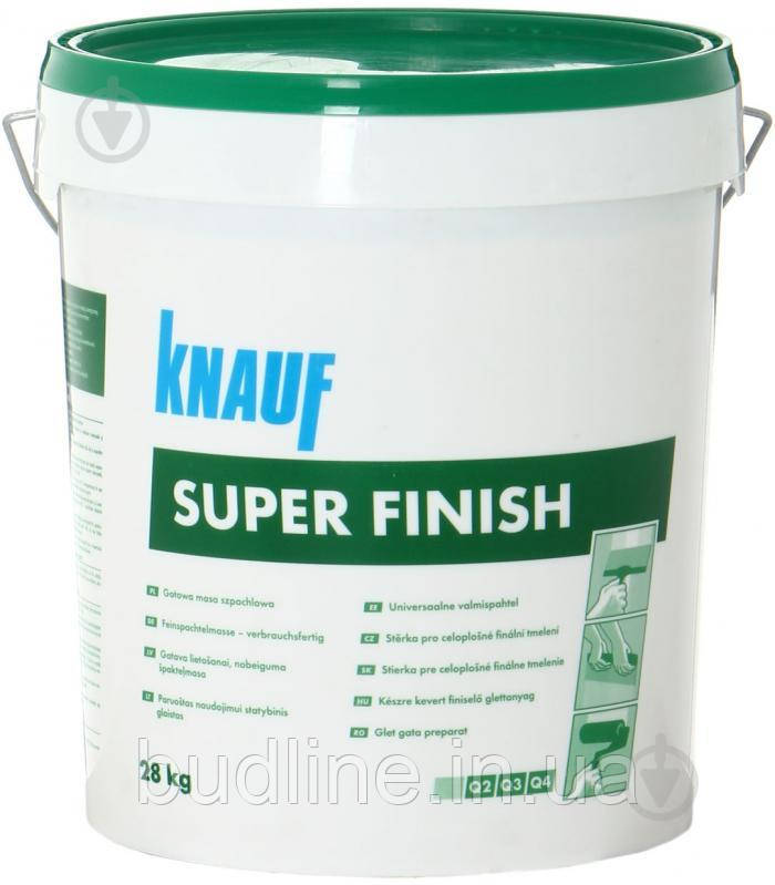 Шпаклівка фінішна готова мокра Knauf SuperFinish Sheetrock 28кг