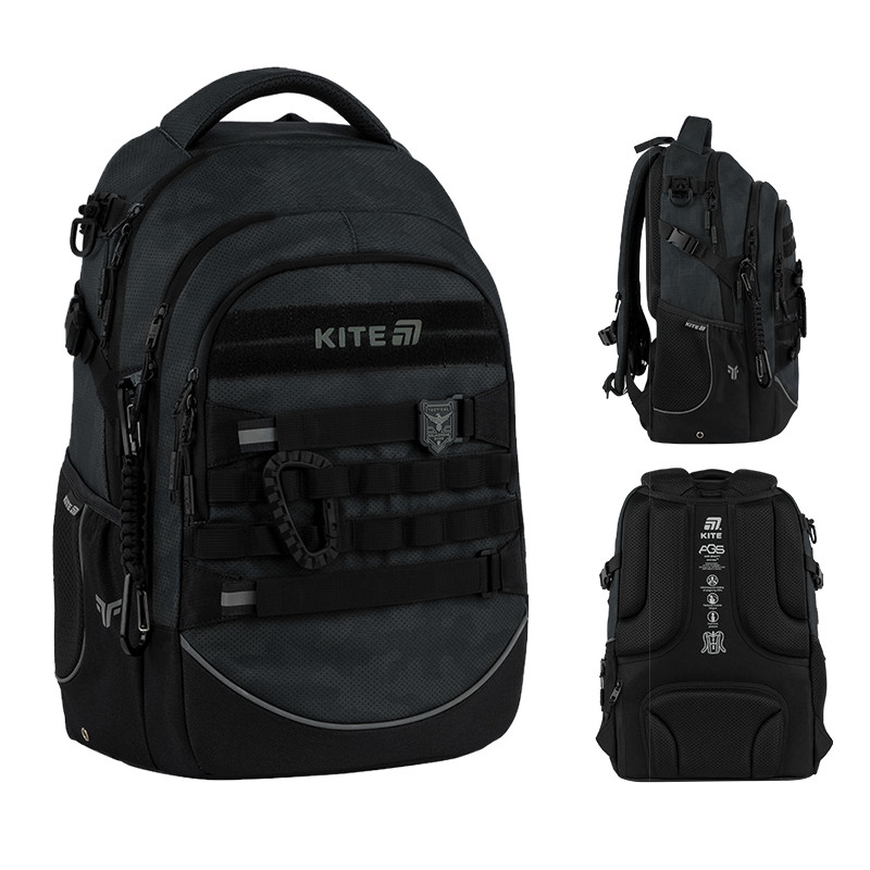 Рюкзак Kite Education teens 727L-1 44x30x21 см, 19.5 л, 145-175 см