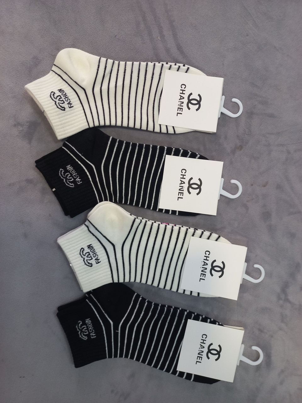 Носочки з логотипом, бавовна, фото 1