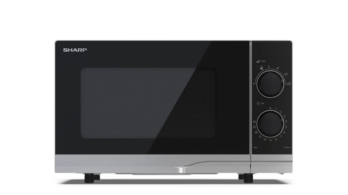 Мікрохвильова піч 20 л Sharp PS201AES Silver (YC-PS201AE-S)
